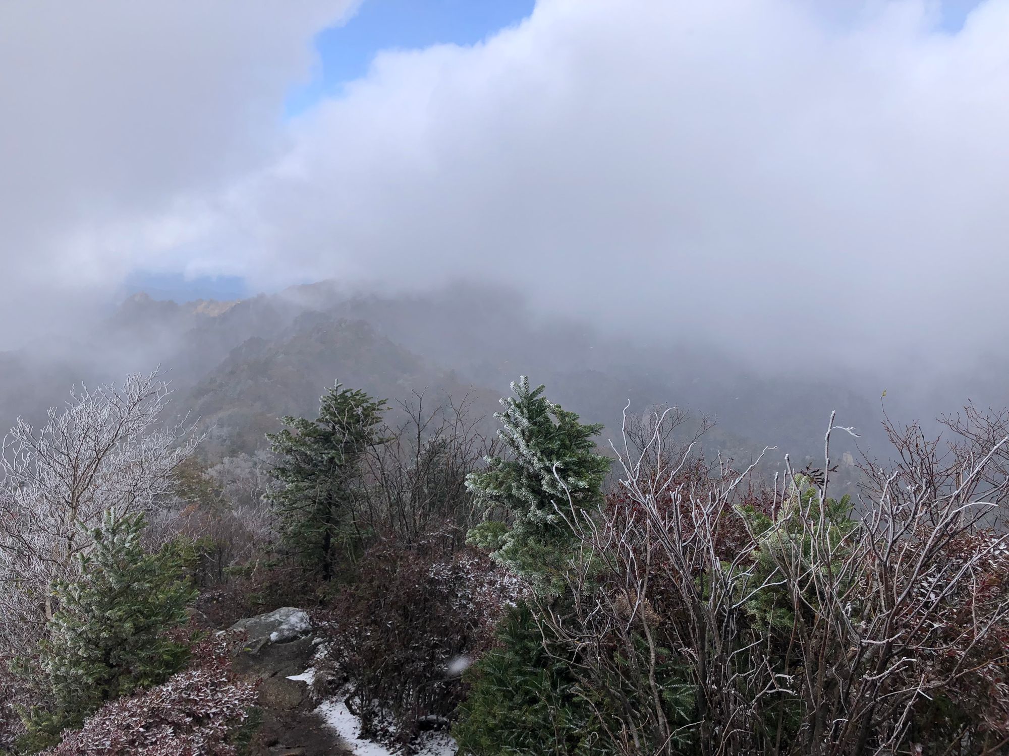 설악산 첫눈 산행
