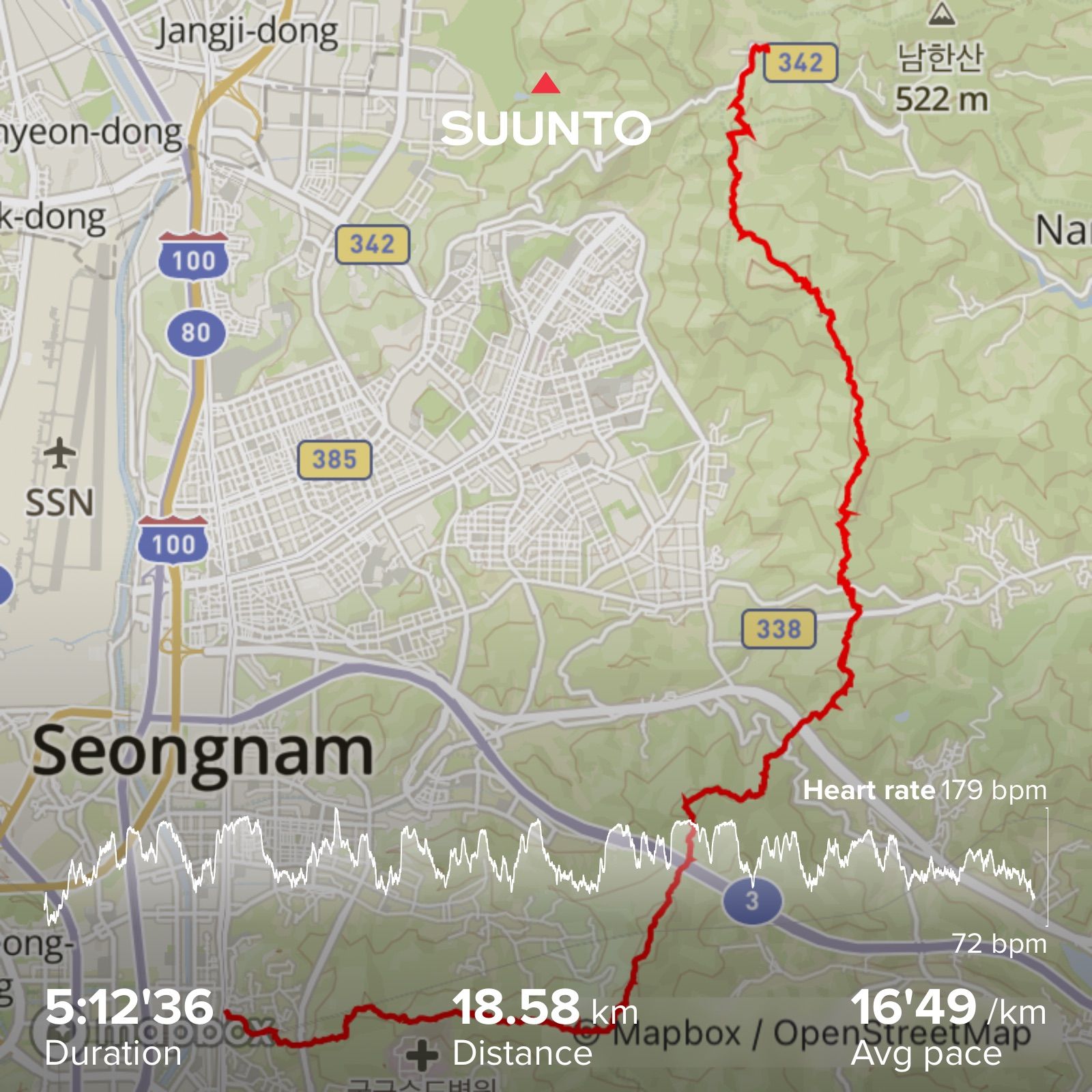 걷기 좋은 길 - 영장산에서 남한산성
